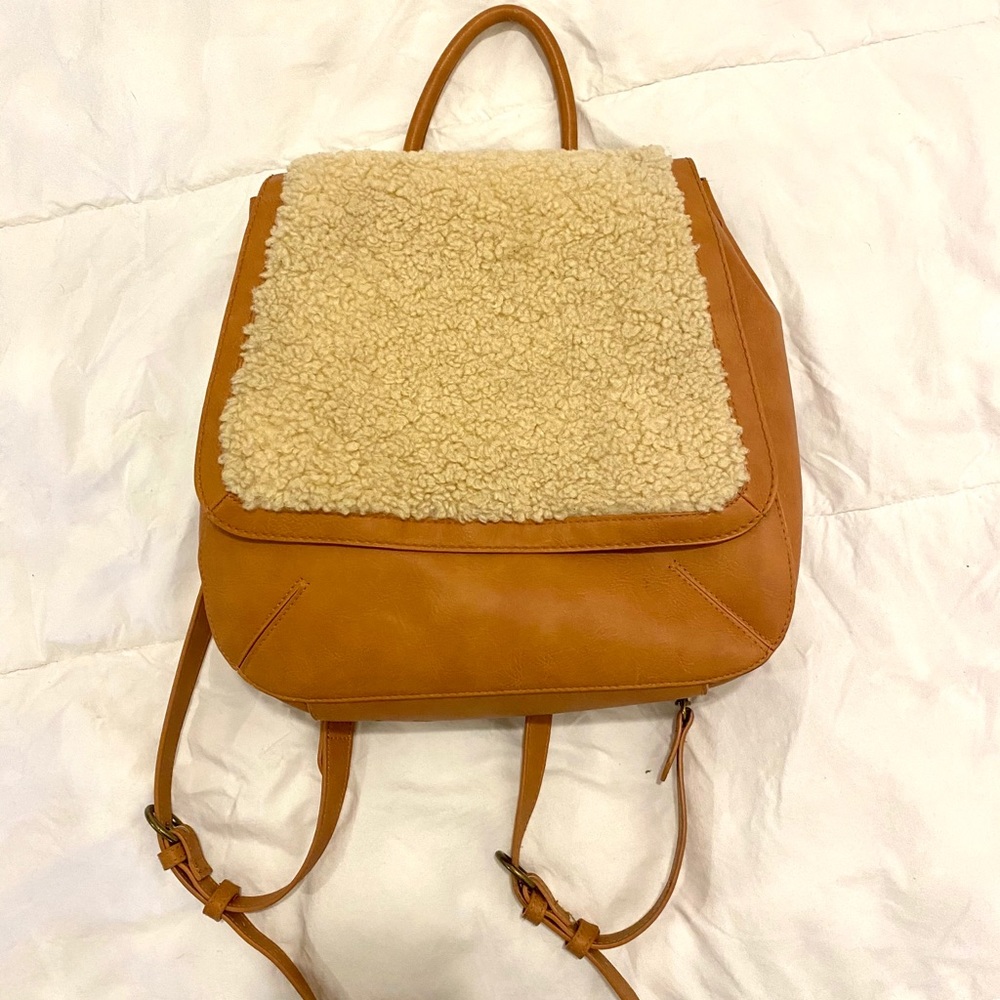 Universal Thread Brown And Cream Backpack - image 1